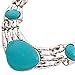 XY Fancy Vintage Look Retro Antique Silver Plated Cloun Flower Necklace Earrings Turquoise Jewelry (S000)