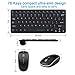 Gofreetech Wireless Keyboard and Mouse Combo 2.4G Ultra Slim Portable 78 Keys Keyboard and Power-Saving Mouse for for Office & Home Use