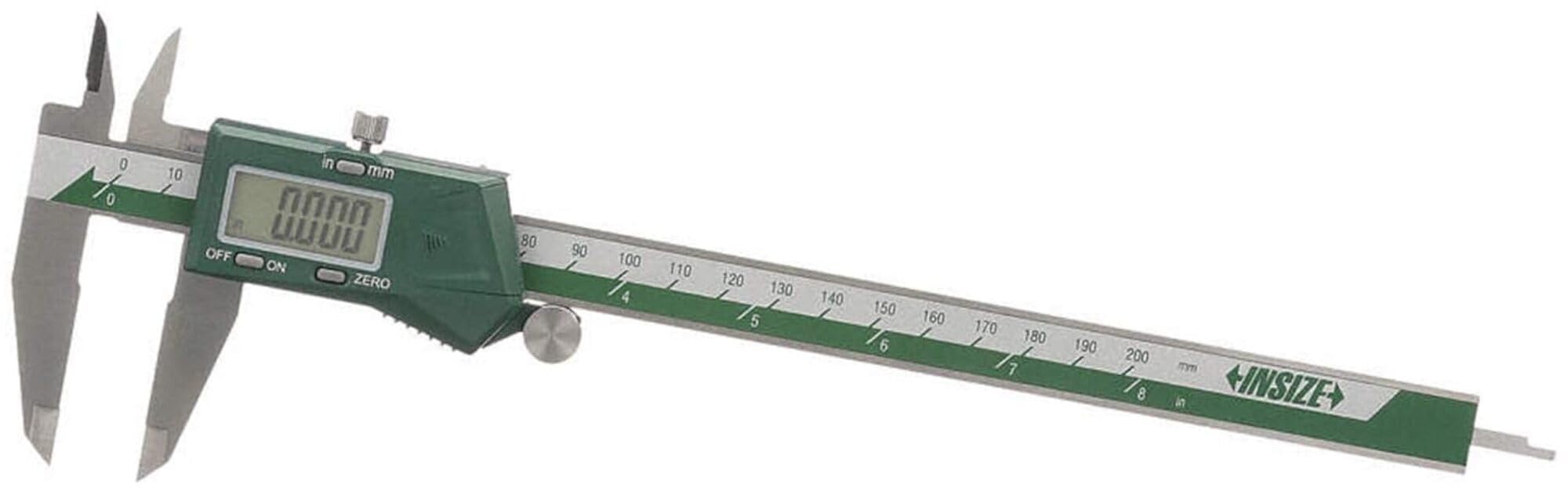 INSIZE 1108-200 Digital Caliper, 0-200 mm/0-8"