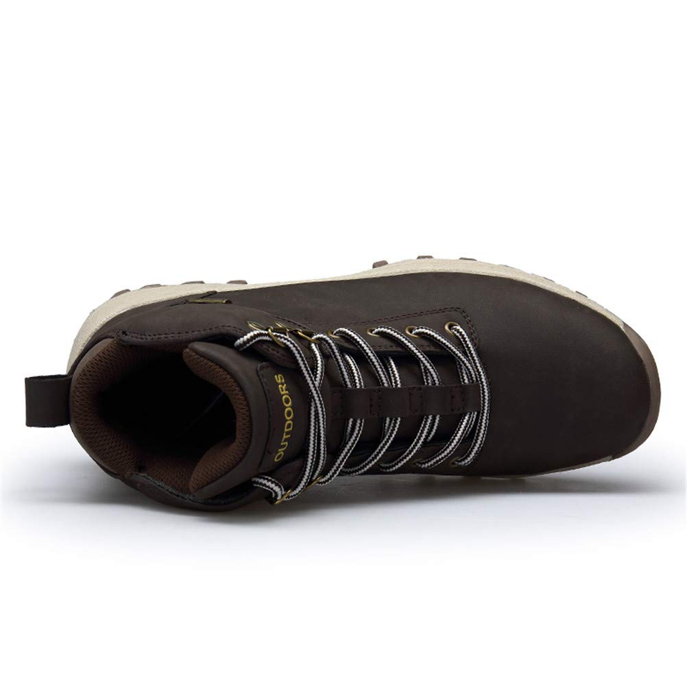 AZOOKEN Hombre Mujer Botas de Invierno Zapatillas Trekking Senderismo Impermeables Nieve Antideslizante Calientes Botines (572-Blue44)