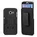 Aduro Galaxy S6 Case, Shell & Holster Combo Case Super Slim Shell Case w/Built-in Kickstand + Swivel Belt Clip Holster for Samsung Galaxy S6