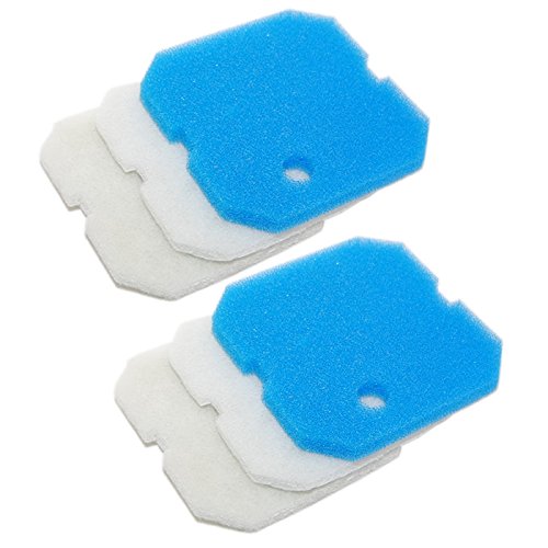 Jebao 304/404 Replacement Filter Pad, 4 Fine Pads plus 2 Coarse Pads