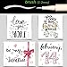 Metallic Marker Paint Pens, 15Colors Calligraphy Brush Pens for Brush Lettering, Easter Egg, Scrapbook DIY Photo Album, Art Rock Painting, Brush Tip