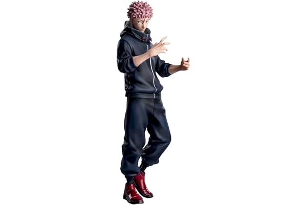 MABAIUDE Itadori Yuji Figure JJK Statue, Fighting Pose Ryomen Sukuna Figure Model Handmade Collectible Desktop Decor Gifts fo