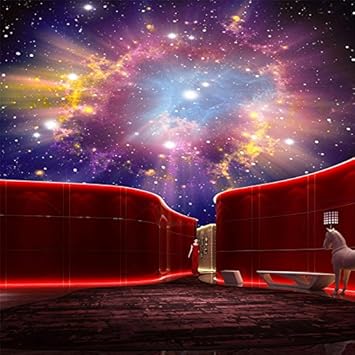 Lhdlily 3d Wallpaper Mural Restaurant Starry Sky Personality