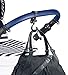 Boxiki kids Set of 2 Stroller Hooks for Bags, Purses, Water Bottles & More | Stroller Hooks Bag Hanger Clips | 360 Degree Swivel Stroller Carabiner Hooks | Stroller Hook Set for Mommy
