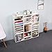 PAG Office Supplies Desk Organizer Wood File Mail Sorter with 3 Adjustable Drawer Boards, White