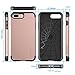 LUVVITT Ultra Armor Designed for iPhone 7 Plus/iPhone 8 Plus Case with Dual Layer Heavy Duty Protection and Air Bounce Technology - Rose Gold