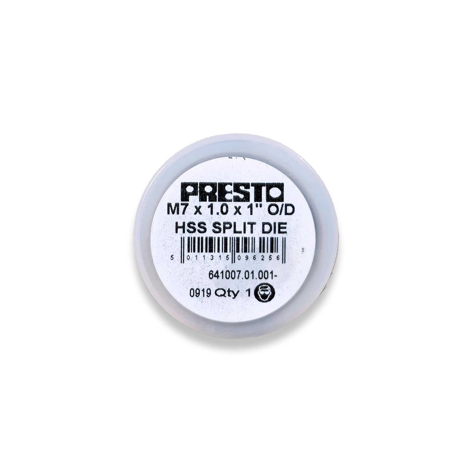 Presto 641007.01.0-1316 Metric Coarse HSS Circular Adjustable Split Die
