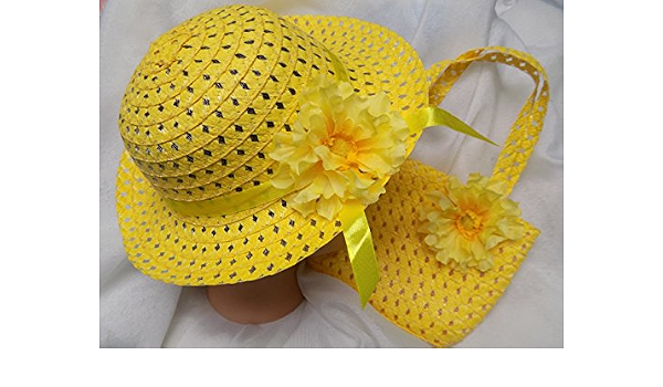 Yellow Easter Hat Easter Bonnet Spring 