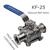 KF-25-Vacuum Ball Valve- For Dairy products -Cosmetics-Food and Chemical fields