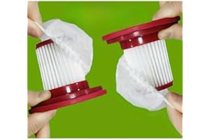 100Pcs Multi-Purpose Vacuum Cleaner Filter Bags Elastic Non-Woven Dust Collection Bags for Household Vacuum Cleaners Traps Du