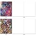 The Best Card Company - 10 Boxed All Occasion Cards with Envelopes (4 x 5.12 Inch) - Colorful, Fun Note Cards Assorted - Glam Rocks M2018