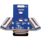 chenyang PS4 USB C DIY Connector for DualShock JDS-040/055 Micro USB 5Pin to USB C Female Socket Port Repair Replacement Solder Adapter
