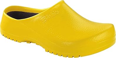 rubber birkenstock yellow