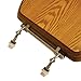 Comfort Seats C3B2E118CH Elongated Decorative Wood Toilet Seat