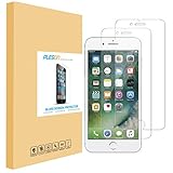 iPhone 7 Plus Screen Protector, PLESON [2-Pack] [Updated Version] iPhone 7 Plus Tempered Glass Screen Protector, [0.3mm] HD Clear 9H Bubble-Free Screen Protector for iPhone 7 Plus