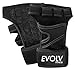 Cross Training Fitness Gloves by EVOLV - Strong Hand Protectors with Wrist Brace - Comfortable Grips for Gymnastics and WOD Cross Training - PRO Fitness Gear