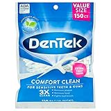 DenTek Comfort Clean Floss Picks, 150 Count