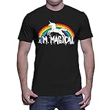 Mens I'm Magical Unicorn In Rainbow T-shirt