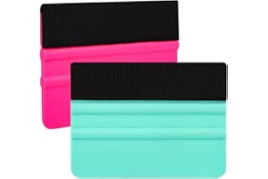 LYA VINYL Squeegee for Vinyl - 2Pack Felt Squeegee Tool, Craft Adhesive Vinyl for Car Film Wrap, Sign Making, DIY Crafting, Window