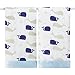 aden + anais Issie Security Blanket; 100% Cotton Muslin; Satin Trim; 2-pack; High Seas - Whales