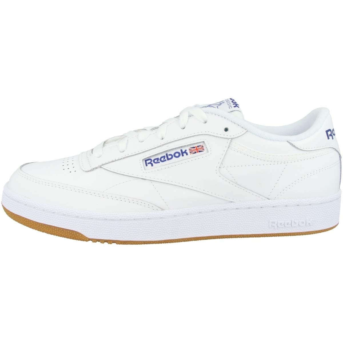 Reebok Unisex Club C85 Sneaker, White (Intense White/Royal-Gum), 9 UK (43 EU)