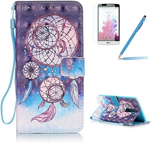 LG Stylus 2 Case, LG G Stylo 2 LS775 Case, Mellonlu Premium PU Leather Flip Wallet Case for LG G Stylo 2 LS775/Stylus 2, with Free Screen Protector + Stylus Pen, (Not fit LG G Stylo 2 Plus)
