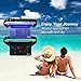iKuShang WaterProof Pouch Dry Bags Fanny Pack Water Resistant Bag Dry Perfect for Boating Swimming Snorkeling Kayaking Beach Pool Water Sports (Blue and Black)