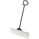 Suncast 36" Snow Pusher with Steel Core Shade and Non-Stick Blade Surface