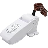 creatorele Automatic Marine Bilge Pump Float Switch, DC 12V/24V/32V | Automatic water level control switch for boats, ponds, and pools. Compatible with DC 12V/24V/32V bilge and water pumps.