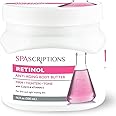 SpaScriptions Retinol Anti-Aging Body Butter, with CoQ10 and Vitamin E Antioxidants, 16.9 oz