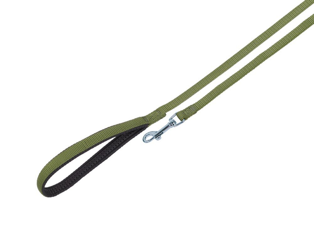 Nobby Tracking Leash Flat, 500 cm/ 15 mm, Green