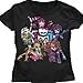 Hybrid Cheer Shield Junior Monster High T-Shirt (Medium, Black)