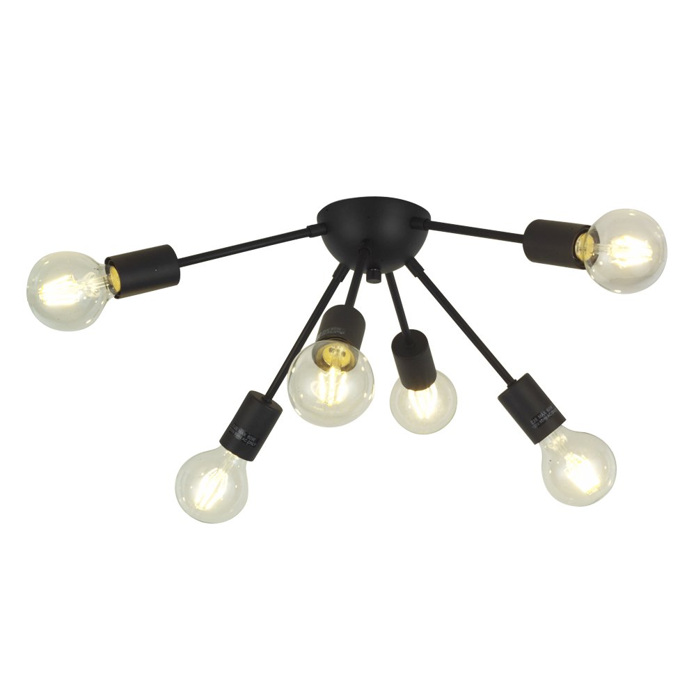 VINLUZ Modern 1-Light Cage Kitchen Island Pendant Lighting...