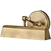 Hinkley Arti 47093HB Small Adjustable Accent Light, Adjustable Height, Hard Wire or Plug-in, Heritage Brass