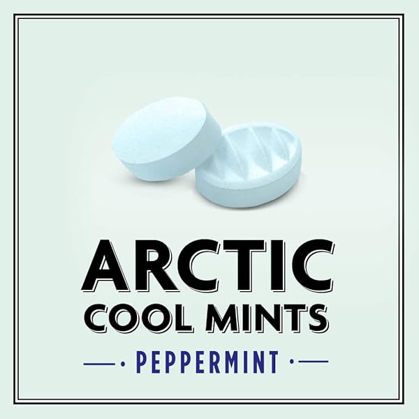 ALTOIDS ARCTIC PEPPERMINT BREATH MINTS HARD CANDY BULK, 1.2 OZ TIN (PACK OF 8)