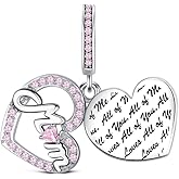 KEQ Me Charms for Pandora Bracelets S925 Silver Stocking Stuffers Gampad Controller YOGA Lucky Hamsa Hand Charm Beads Pendant Jewelry Christmas Gifts for Grandkids