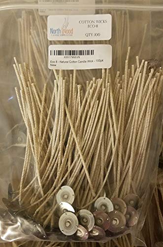 Eco 6 - Natural Cotton Candle Wick 6" - 100pk