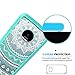 Moto G5 Plus Case,Motorola Moto G5 Plus Phone Cases,AnoKe Mandala Flower Cute Girls Women Ultra Thin Slim Fit Hard Cover TPU Bumper Phone Cover Cases for Motorola G5 Plus XT1687 Unlocked TM CH Mint