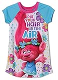 Dreamworks Trolls Poppy Put Your Hair In The Air Girls Nightgown , Size 6