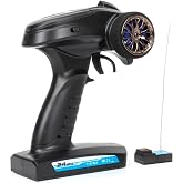 2.4G 3CH Remote Control Transmitter with Receiver for RC Crawler Boat | With anti-interference tech,150m stable range,universal fit for RC crawlers, cars,boats &amp; tanks &mdash; plug-and-play upgrade.