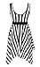 Women's One Piece Sailor Striped Bathing Suit Plus Size Cover up Swimdress