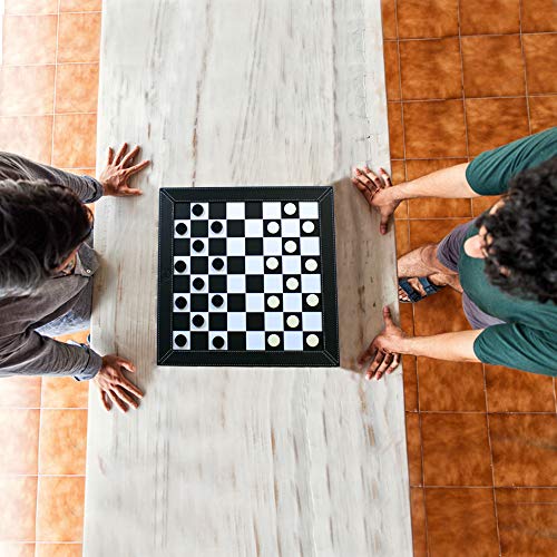 image for Windsor Premium Collection 3-in-1 Game Set | Portable Deluxe Checkers,