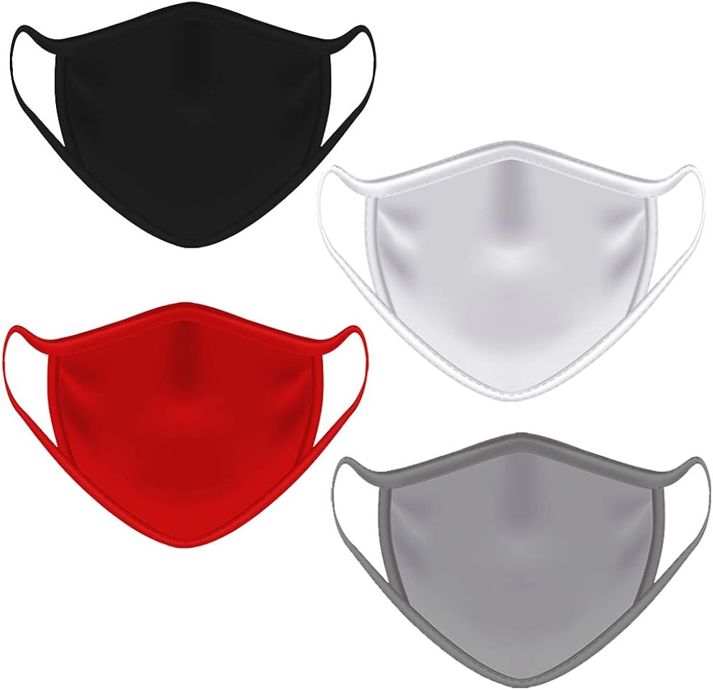 Contraband Sports 13019 Sport Face Cover/Sport Mask - Nylon/Spandex Washable & Breathable - 6 Colors - (SOLD AS A SET) (SET3 6pk, OSFA): Clothing