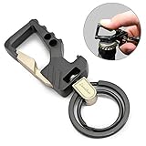 Lancher Key Chain Bottle Opener with (2 Extra Key Rings and Gift Box) Heavy Duty Car Keychain for Men and Women