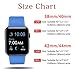 ATUP Compatible with for Apple Watch Replacement Band 38mm 40mm 42mm 44mm Women Men, Soft Silicone Band Compatible with for iWatch Series 4, 3, 2, 1 (Royal Blue, 42mm/44mm-M/L)