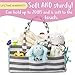 ARABELLA BABY Diaper Caddy Organizer for Boy or Girl - Diaper Change Tote for Home, Car or Travel - Removable Inserts, Multiple Pockets, Lightweight and Sturdy - Versatile Carryall to Stay Organized