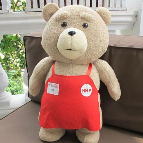 Buibao Teddy Bear Toy Apron Clothes Stuffed Animal Ted Bear Gaint Plush Doll