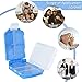 Poxilc Pill Case, 2 Packs Portable Tablet Medicine Vitamin Pill Organizer Container Pill Box 8 Compartments for Travel, Business (Blue&Orange)